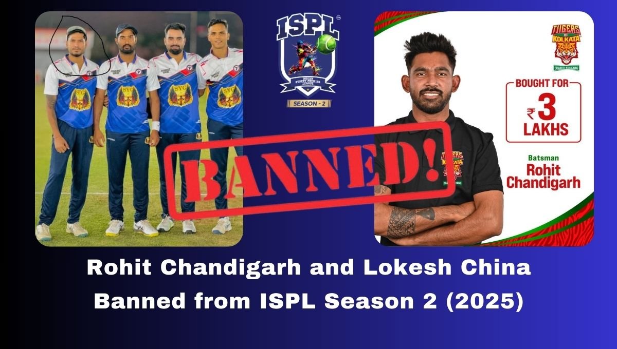 Rohit Chandigarh and Lokesh China Banned from ISPL Season 2